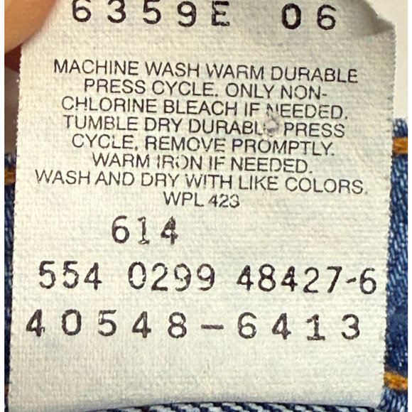 Vintage Levis 540 Y2K Jeans Mens 38X32 Relaxed Medium Wash Workwear 1999 - Picture 7 of 10